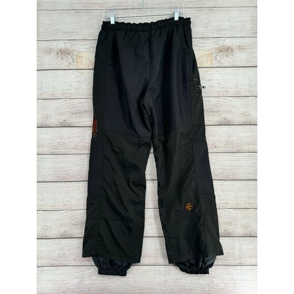 Vintage Columbia Convert Elastic Waist Ski Snowboard Over Pants Men's XS Black - Picture 2 of 15